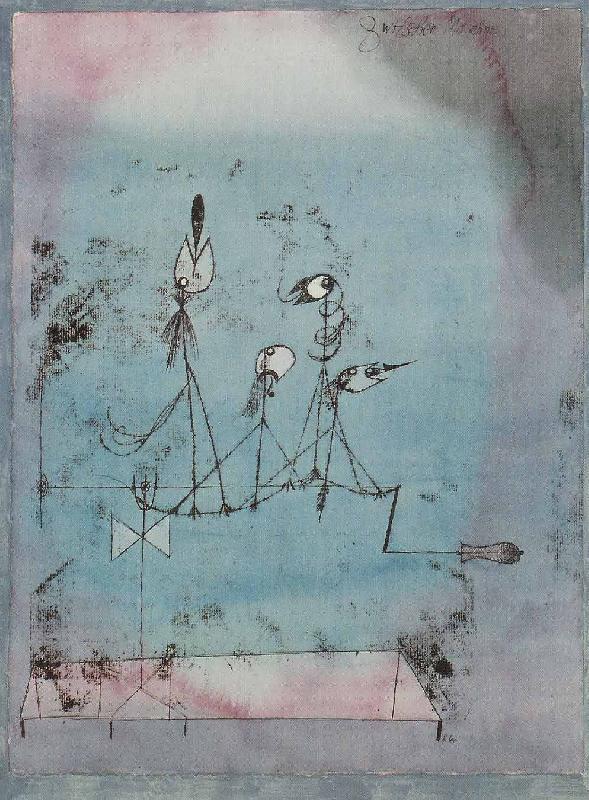 Paul Klee Twittering Machine oil painting picture